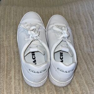 Coach Classic White Leather Sneakers